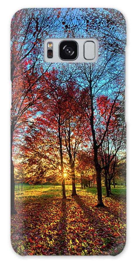Autumn Galaxy Case featuring the photograph Autumn Burst by Raf Winterpacht