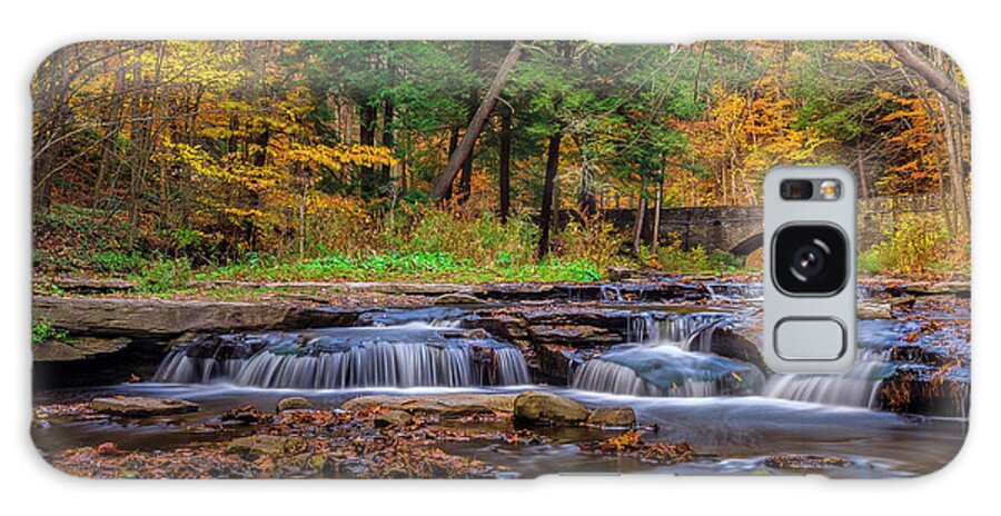 Office Decor Galaxy S8 Case featuring the photograph Autumn Cascades by Mark Papke