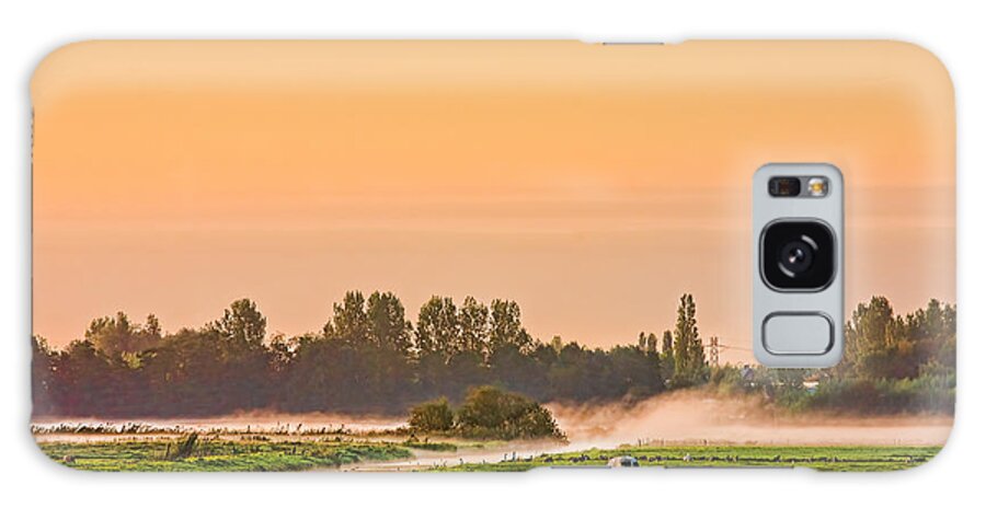 Meadow Galaxy Case featuring the photograph Autumn in Holland-1 by Casper Cammeraat