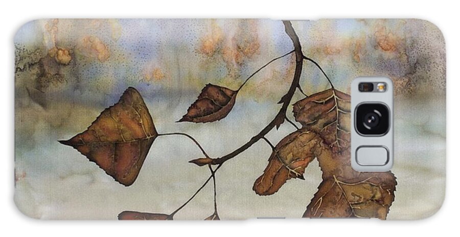 Autumn Galaxy Case featuring the tapestry - textile Autumn Leaves by Carolyn Doe