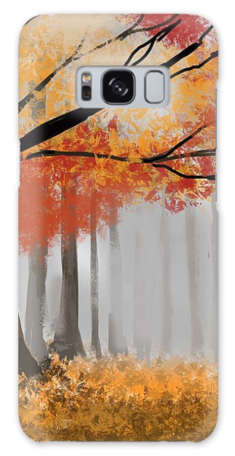Autumn Galaxy Case featuring the digital art Autumn Mist by Serenity Studio Art