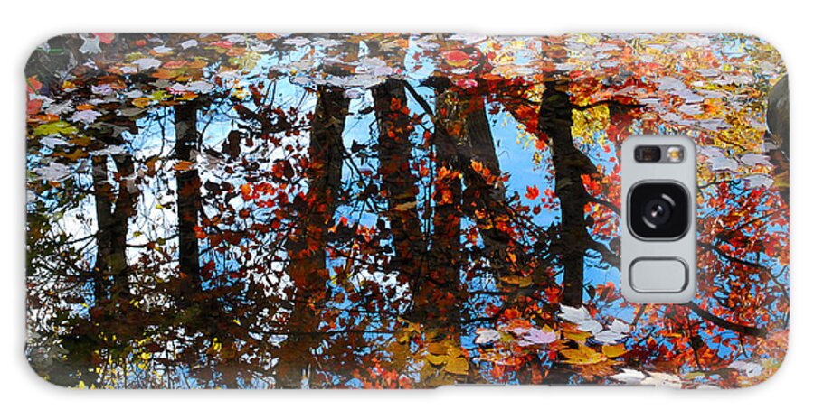 Autumn Galaxy Case featuring the photograph Autumn Reflections by Nancy Mueller
