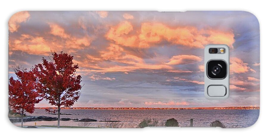Rocky Point Park Galaxy Case featuring the photograph Autumn Sunset by Tammie Miller