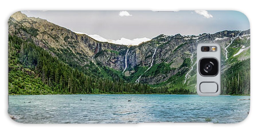 Avalanche Lake Galaxy Case featuring the photograph Avalanche Lake Glacier National Park by Donald Pash