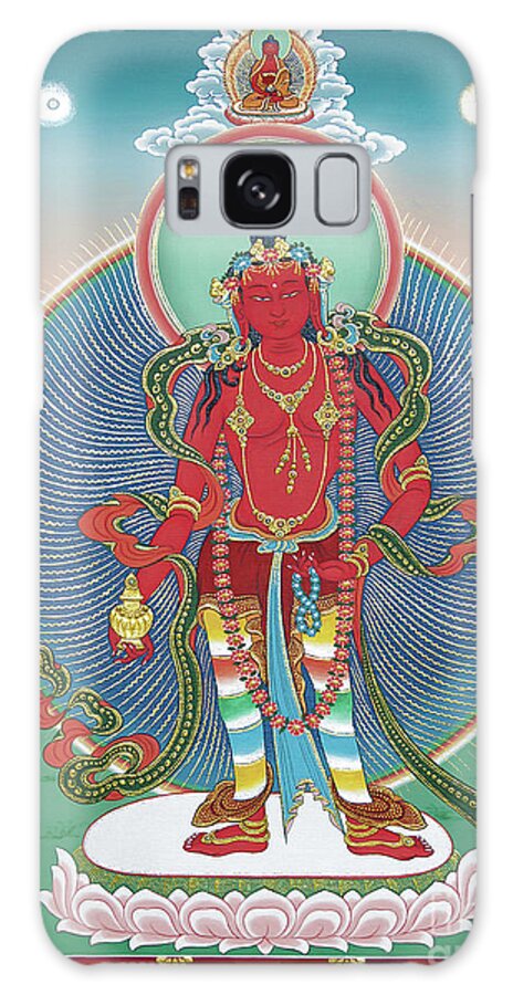 Amitabha Galaxy Case featuring the painting Avalokiteshvara Korwa Tongtrug by Sergey Noskov