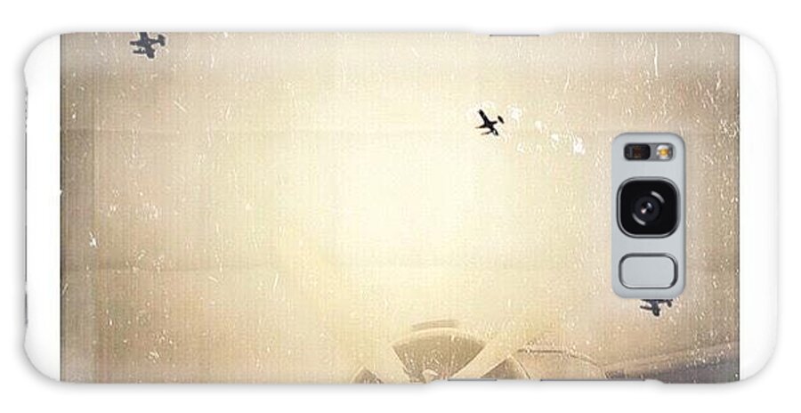 Wallart Galaxy Case featuring the photograph #aviation #wallart #abstract #vintage by Judy Green