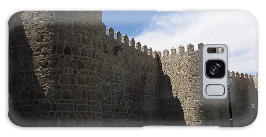 Avila Galaxy Case featuring the photograph Avila Ancient Castle Wall Spain by John Shiron