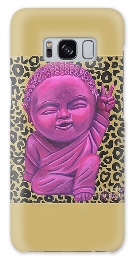 Buddha Galaxy Case featuring the painting Baby Buddha 2 by Ashley Lane