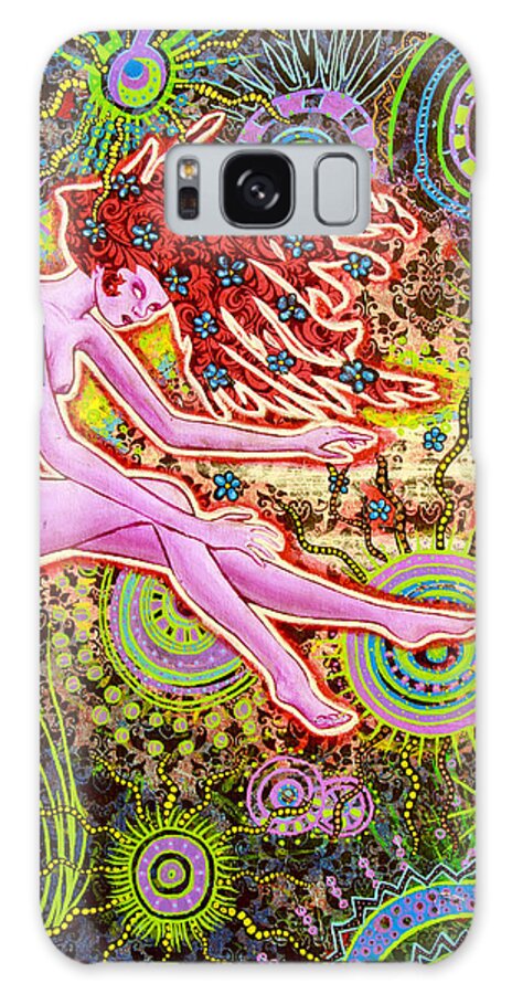 Fairy Galaxy Case featuring the painting Baby, Did You Forget To Take Your Meds? by Bobby Zeik