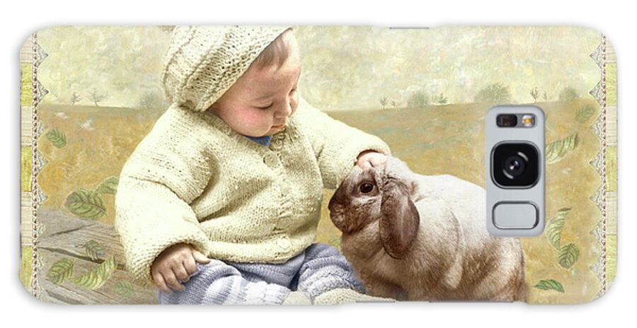  Galaxy Case featuring the photograph Baby Pats Bunny by Adele Aron Greenspun