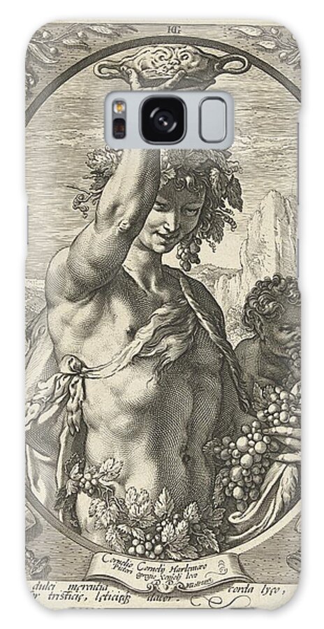 Bacchus Galaxy Case featuring the drawing Bacchus god of ectasy by Vintage Collectables