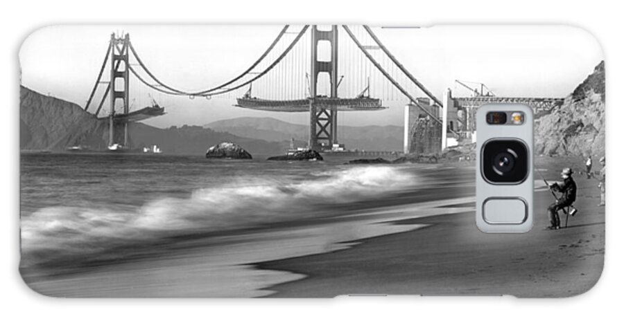 1930s Galaxy S8 Case featuring the photograph Baker Beach In SF by Underwood Archives