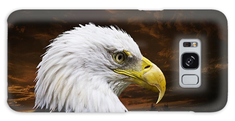 Eagle Galaxy Case featuring the photograph Bald Eagle - Freedom and Hope - Artist Cris Hayes by Cris Hayes