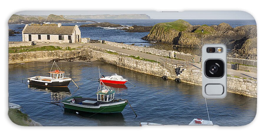 Ballintoy Galaxy Case featuring the photograph Ballintoy Harbor by Brian Jannsen