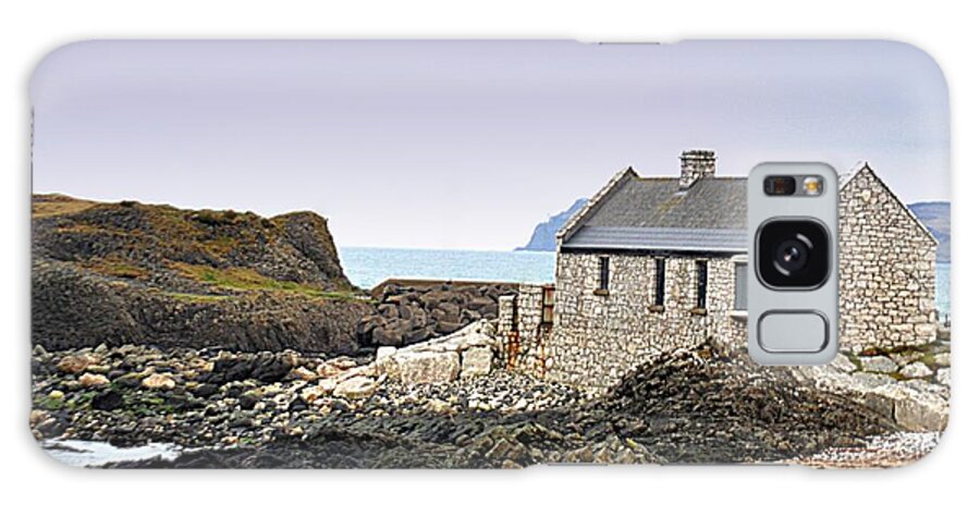 Ballintoy Galaxy Case featuring the photograph Ballintoy Harbour Cafe by John Hughes