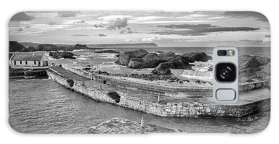 Ballintoy Galaxy Case featuring the photograph Ballintoy Harbour by Nigel R Bell
