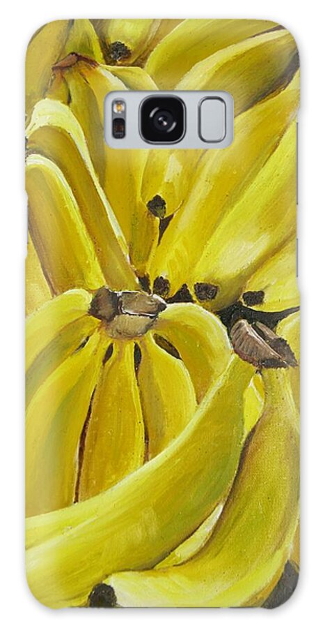 Fruit Galaxy S8 Case featuring the painting Bananas by Teresa Smith