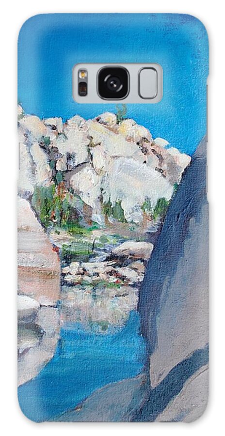 Barker Dam Galaxy S8 Case featuring the painting Barker Dam by Richard Willson
