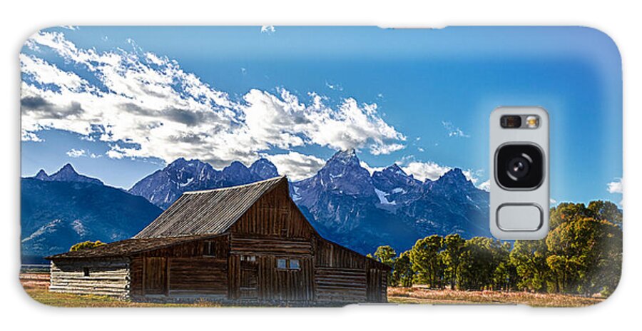 Grand Teton National Park Galaxy Case featuring the photograph Barn on Mormon Row by Cheryl Strahl