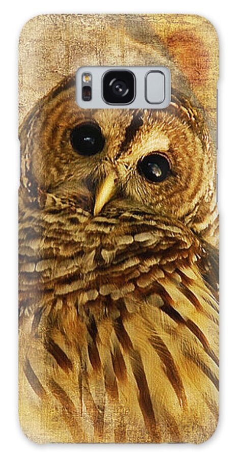 Owl Galaxy Case featuring the photograph Barred Owl by Lois Bryan