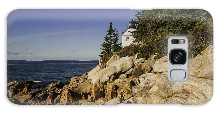 Atlantic Ocean Galaxy Case featuring the photograph Bass Harbor Lighthouse by Brian Green