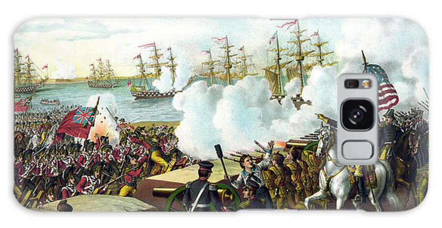 Andrew Jackson Galaxy Case featuring the painting Battle of New Orleans by War Is Hell Store