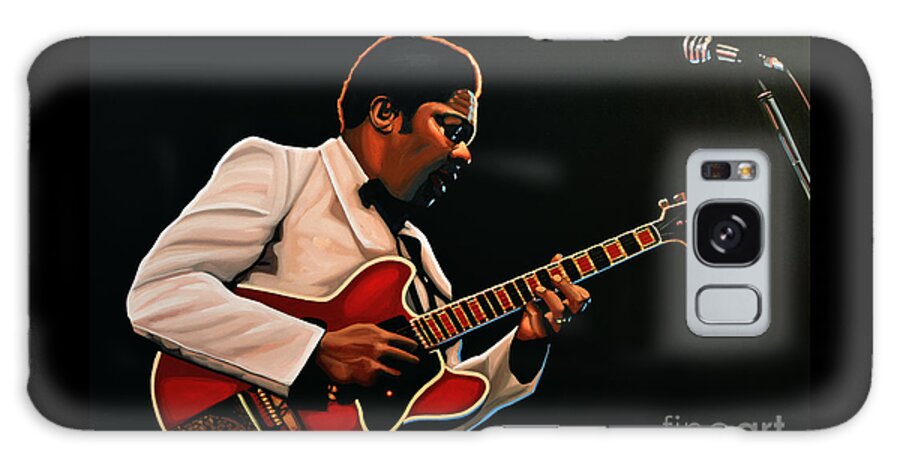 Bb King Galaxy Case featuring the painting B. B. King by Paul Meijering