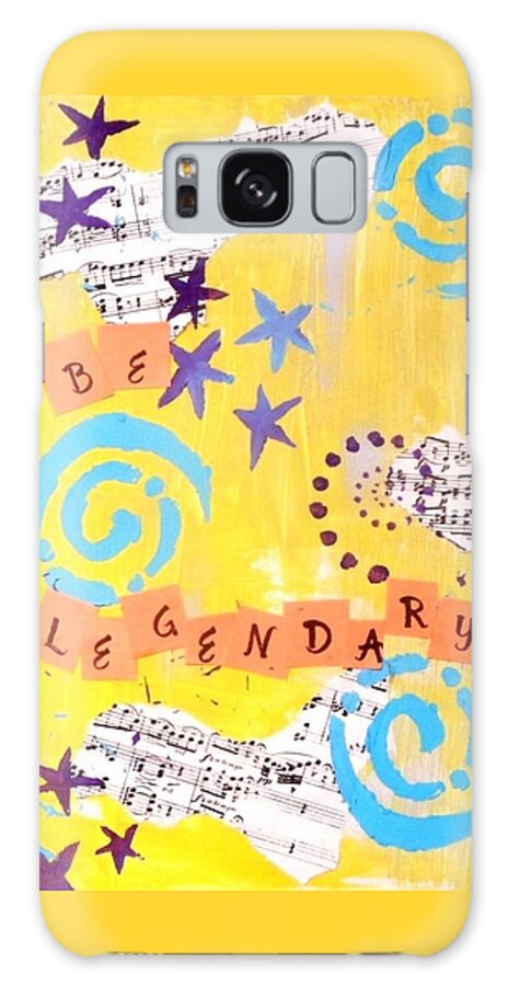 Be Lengendary Galaxy Case featuring the painting Be Legendary by Vallee Rose