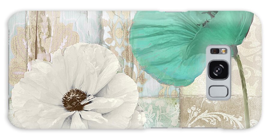 Poppy Galaxy Case featuring the painting Beach Poppies IV by Mindy Sommers