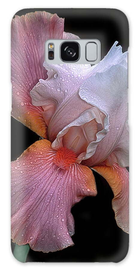 Iris Galaxy Case featuring the photograph Bearded Iris by Dave Mills