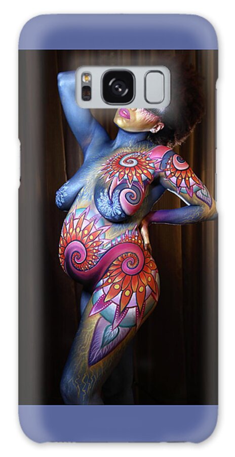 Pregnant Galaxy Case featuring the photograph Beautiful Beginning by Madelyn Greco Scott Fray Cully Firmin