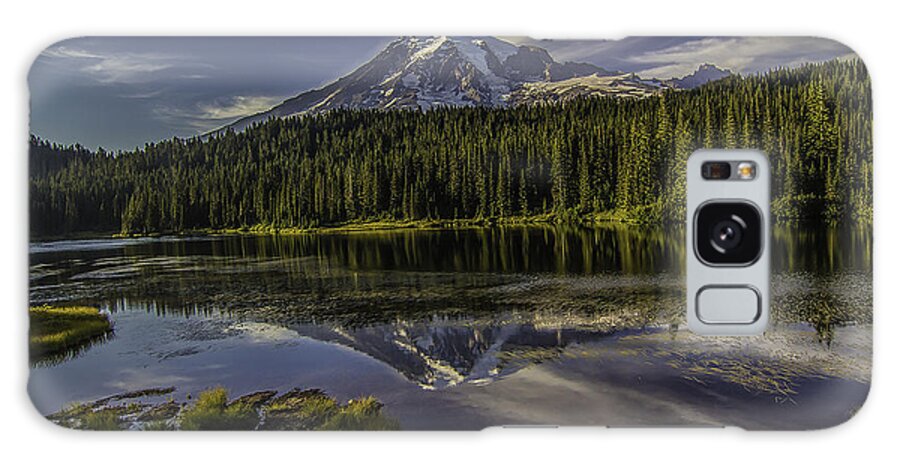 Mount Rainier National Park Galaxy Case featuring the photograph Beautiful Reflection by Doug Scrima