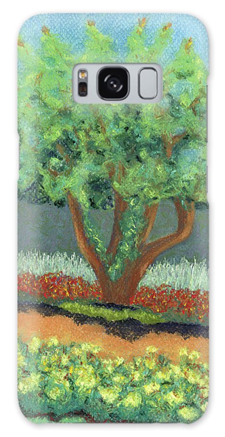 Art Galaxy Case featuring the pastel Beautiful Tree by Anne Katzeff