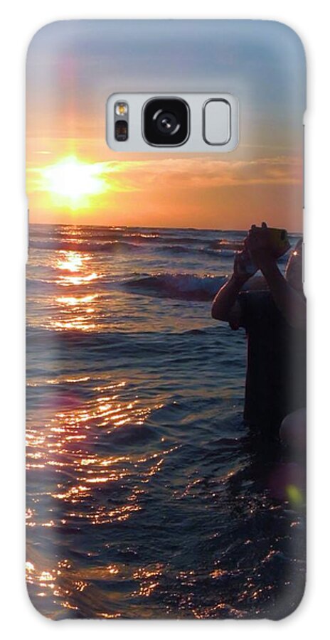 Selfie Galaxy Case featuring the photograph Beauty and the Selfiefish by Vincent Green