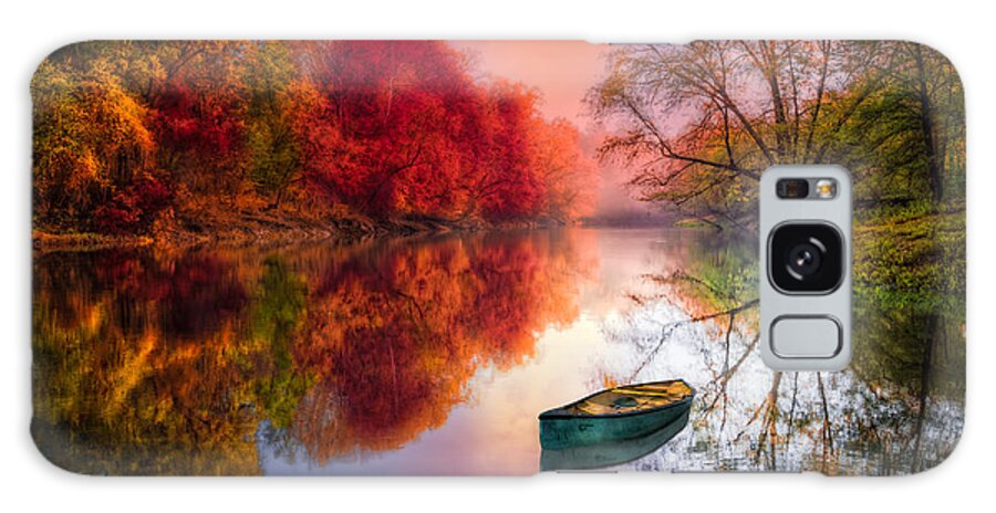 Appalachia Galaxy Case featuring the photograph Beauty at the Lake by Debra and Dave Vanderlaan