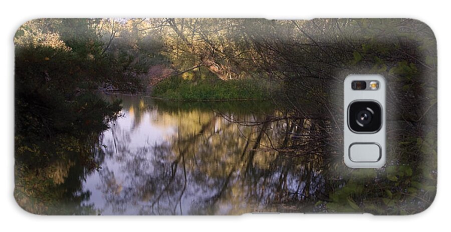 Nature Galaxy Case featuring the photograph Beaver River reflection by Steve Somerville