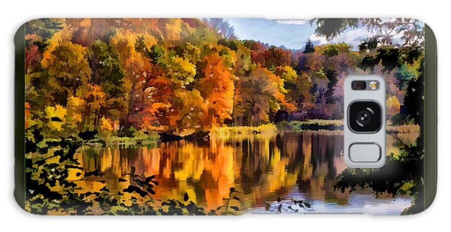 Beebe Lake Galaxy Case featuring the photograph Beebe Lake Autumn by Monroe Payne