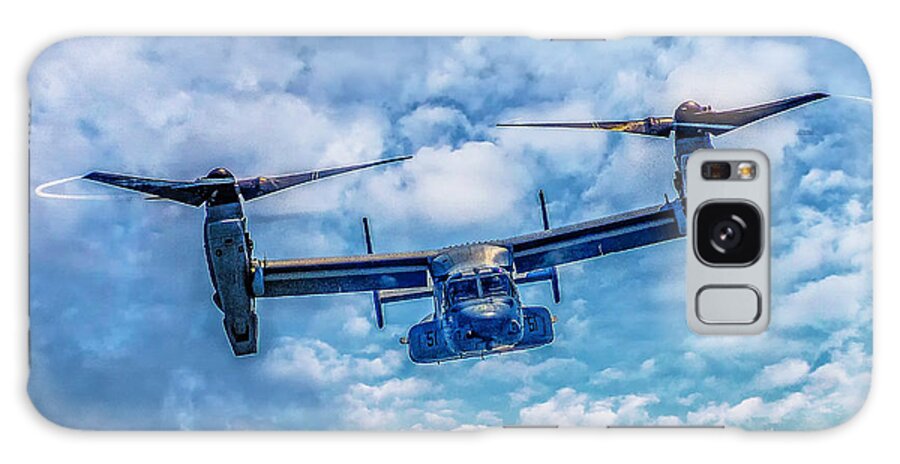 Bell Galaxy Case featuring the photograph Bell Boeing V-22 Osprey by Nick Zelinsky Jr
