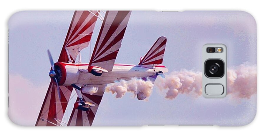 Plane Galaxy S8 Case featuring the photograph Belly of a Biplane by Eileen Brymer