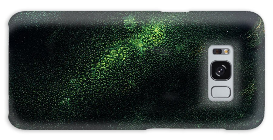 Green Galaxy Case featuring the painting Beneath the Surface by Jennifer Walsh