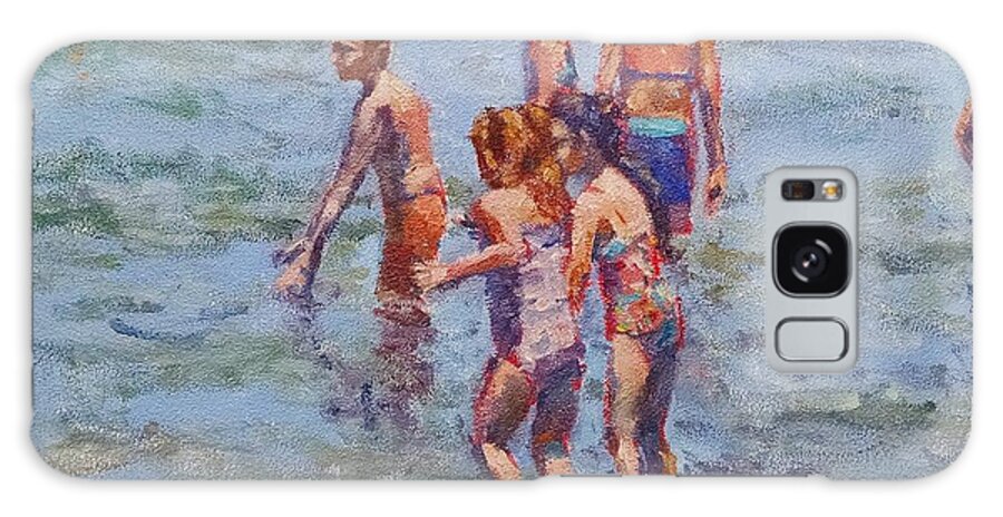 Impressionism Galaxy Case featuring the painting Best Friends by Michael Camp