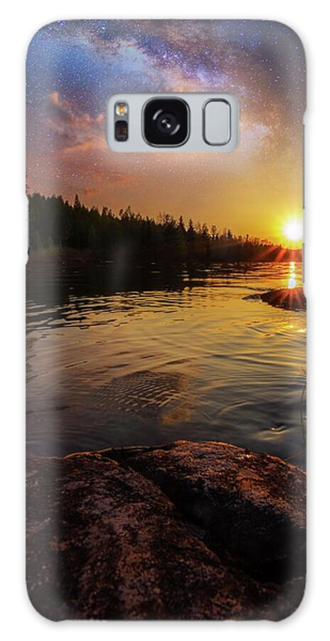 Between Heaven And Earth Galaxy Case featuring the photograph Between heaven and earth by Rose-Marie Karlsen
