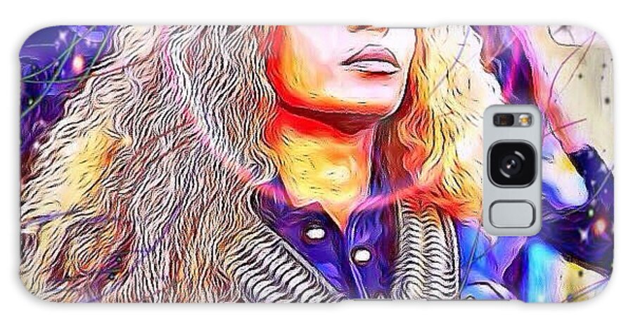 Digital Art Galaxy Case featuring the digital art Beyonce by Karen Buford