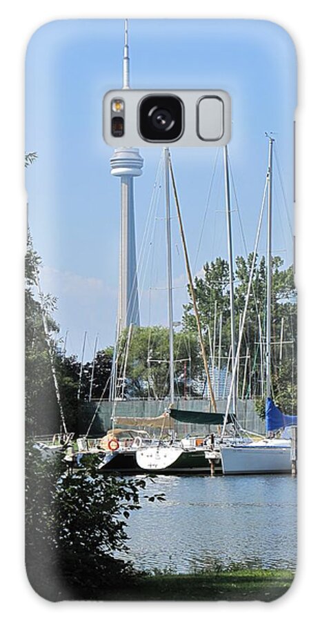 Toronto Galaxy Case featuring the photograph Beyond The Trees by Ian MacDonald