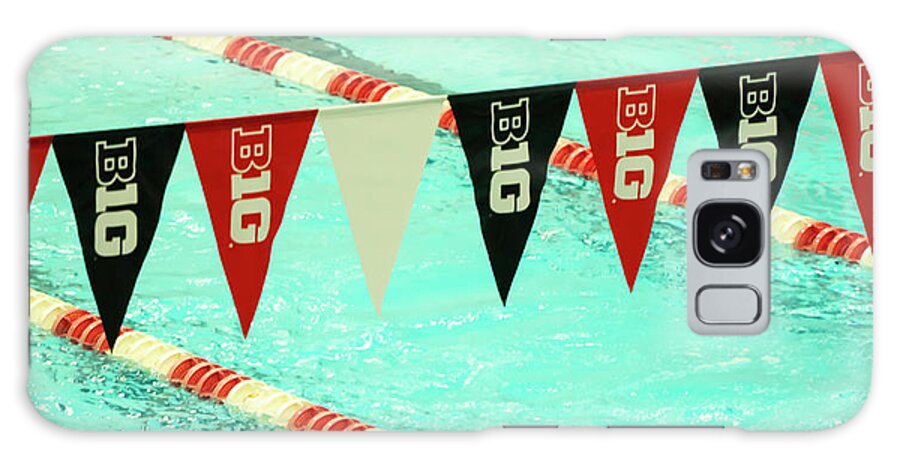 Pool Galaxy Case featuring the photograph Big 10 pennants - UW Madison by Steven Ralser
