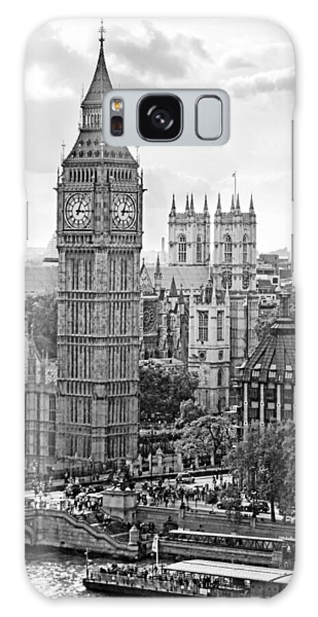 London Galaxy S8 Case featuring the photograph Big Ben with Westminster Abbey by Joe Winkler