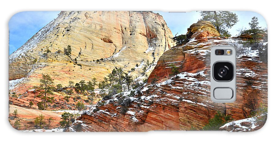 Zion National Park Galaxy Case featuring the photograph Big Butte II by Ray Mathis