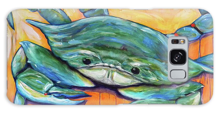 Crab Galaxy Case featuring the painting Big Jimmie by JoAnn Wheeler