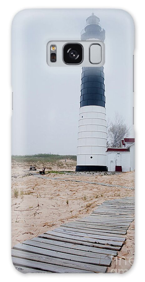 Big Sable Point Light Galaxy Case featuring the photograph Big Sable Point Light by Rich S