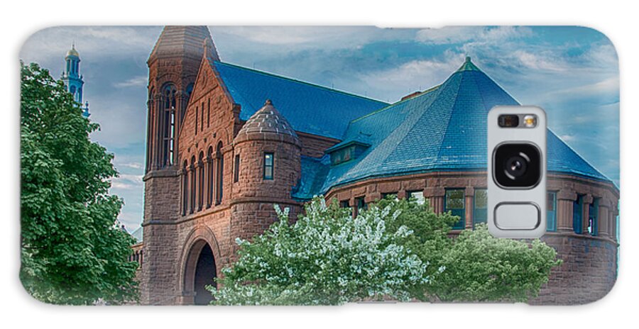 Billings Library Galaxy Case featuring the photograph Billings Library at UVM by Guy Whiteley